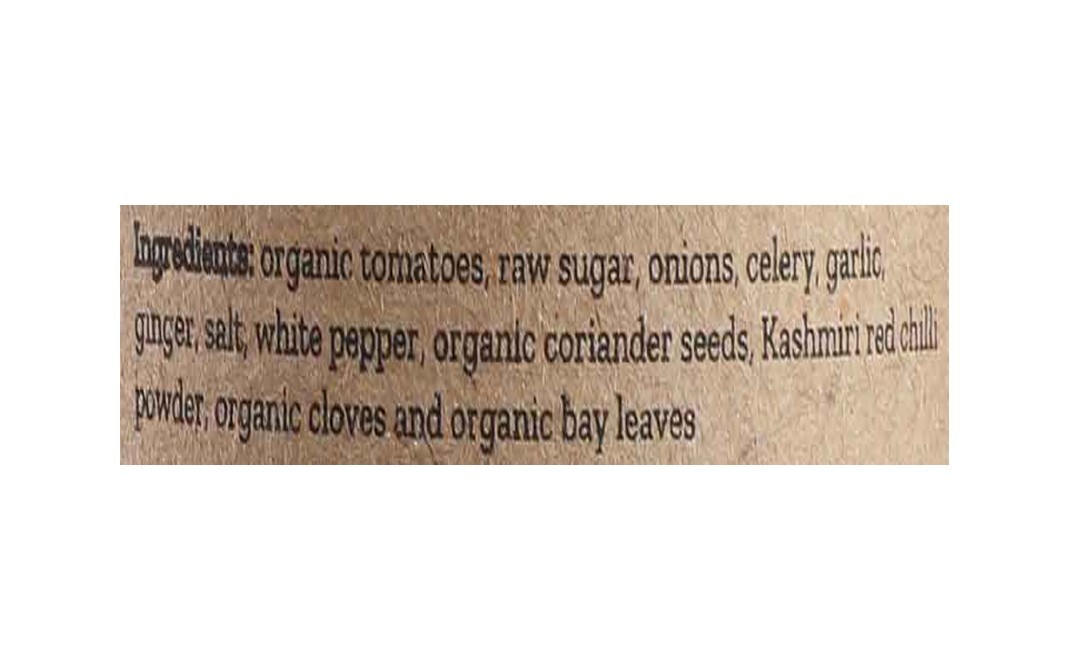 Conscious Food Tomato Ketchup with Organic Ingredients   Glass Jar  250 grams